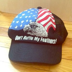 Don’t ruffle my feathers trucker hat